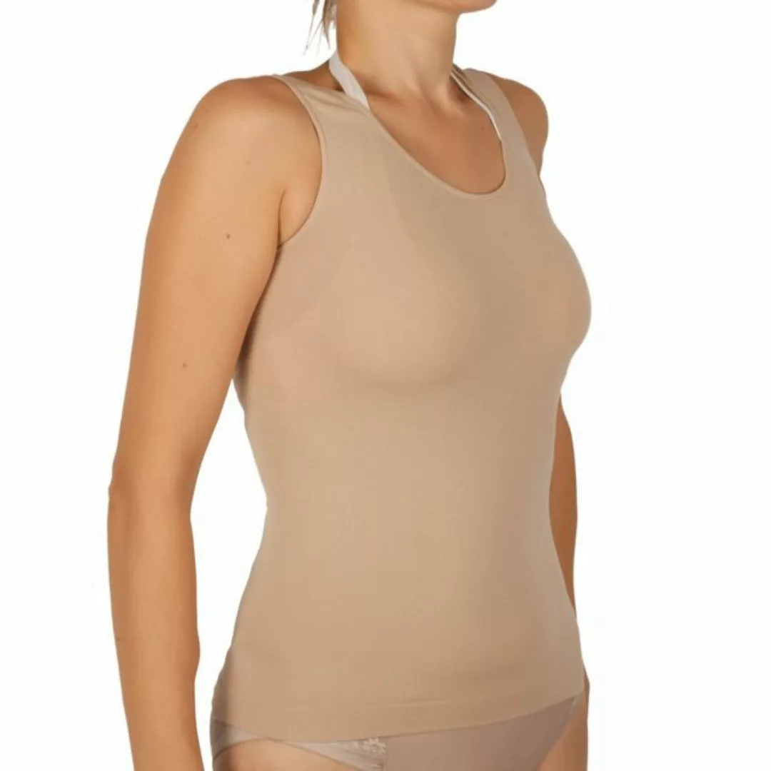 GIULIA T-Shirt Giulia Canotta T-Shirt02 Beige S/M (DE 36-40) (1-tlg) günstig online kaufen