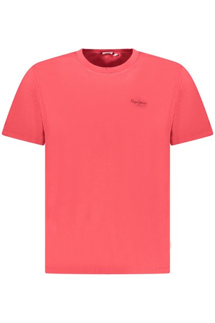 Pepe Jeans T-Shirt Herren T-Shirt Rot: Kurzarm, Rundhals, Logo günstig online kaufen