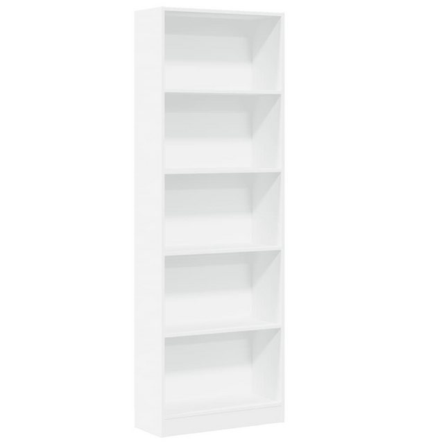 vidaXL Bücherregal Bücherregal Weiß 60x24x176 cm Holzwerkstoff, 1-tlg. günstig online kaufen