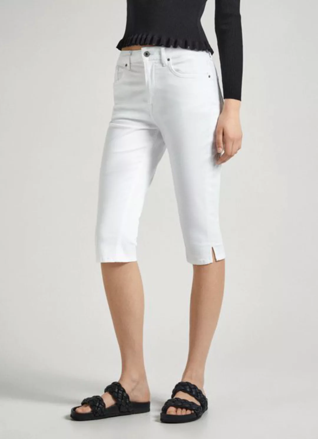 Pepe Jeans Caprijeans SKINNY CROP mit kleinen Schlitzen günstig online kaufen