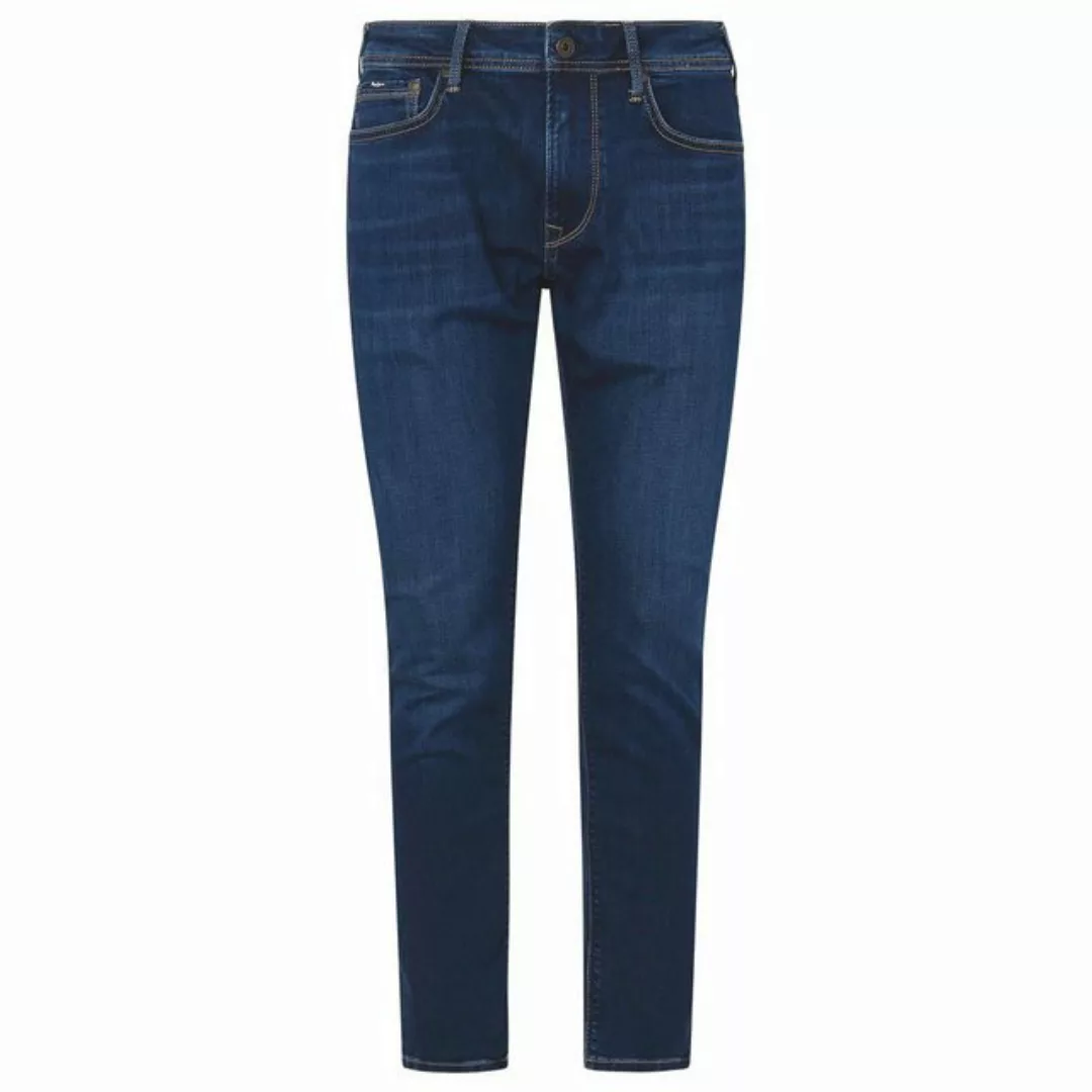 Pepe Jeans Herren Jeans STANLEY - Tapered Fit - Blau - Dark Blue Denim günstig online kaufen