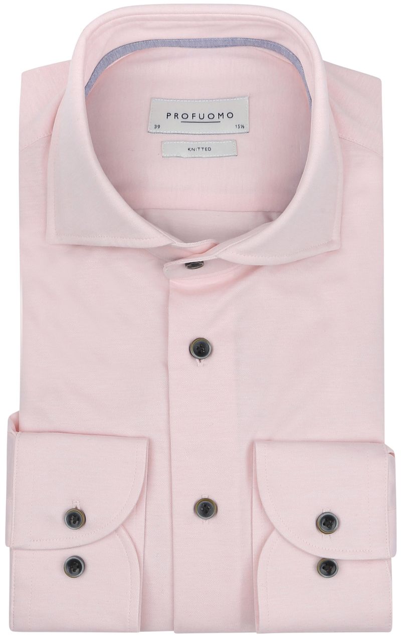 Profuomo Hemd Single Jersey Rosa - Größe 39 günstig online kaufen