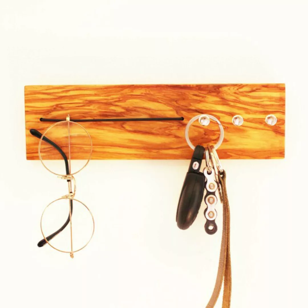 Schlüsselbrett Aus Holz Mit Brillenhalter günstig online kaufen