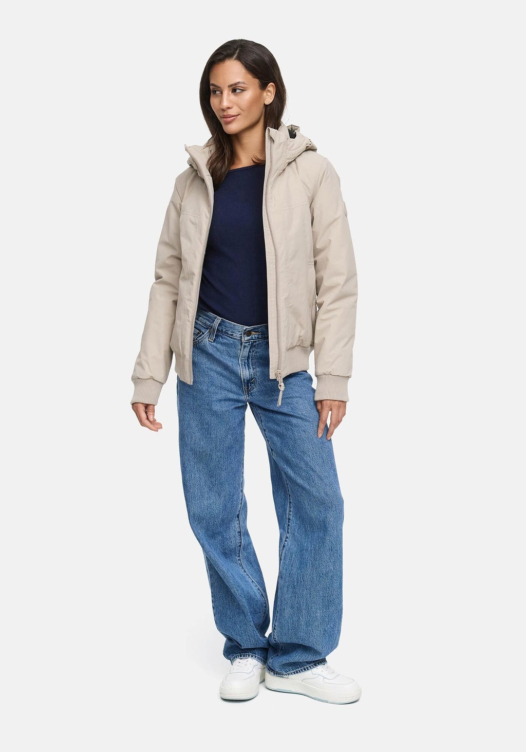 Marikoo Winterjacke "Mooni 16", Gefütterte Winterjacke mit Kapuze und Korde günstig online kaufen