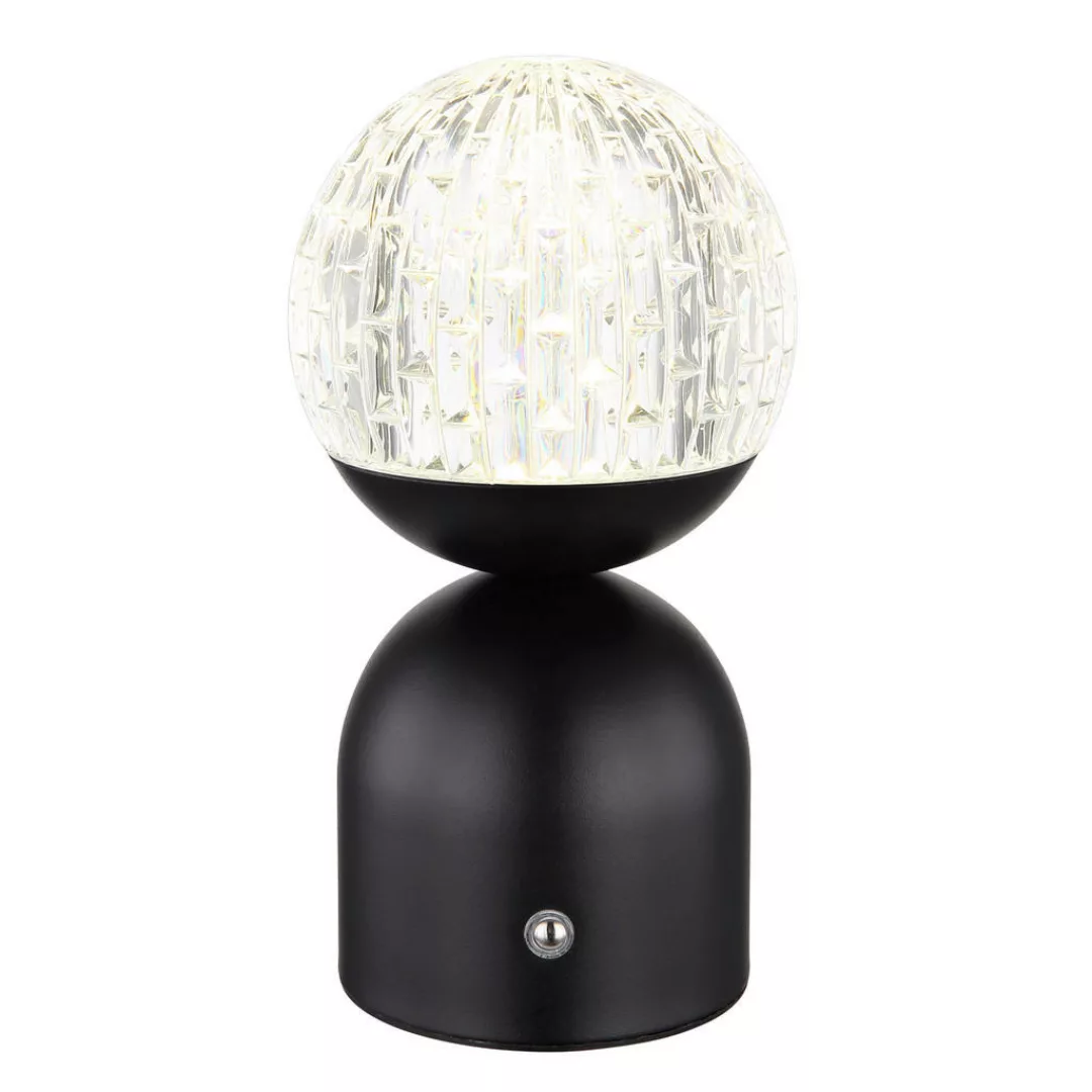 GLOBO LED-Tischleuchte schwarz Metall H/D: ca. 20x10,5 cm günstig online kaufen