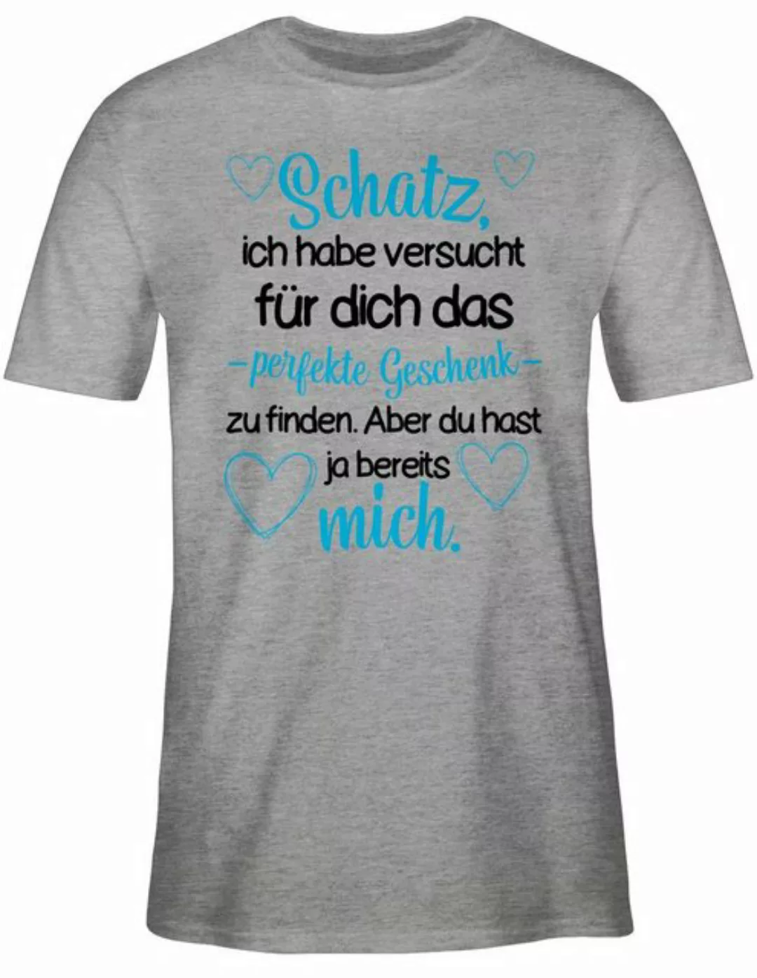 Shirtracer T-Shirt Perfekte Geschenk zu finden Valentinstag Weihnachten Par günstig online kaufen