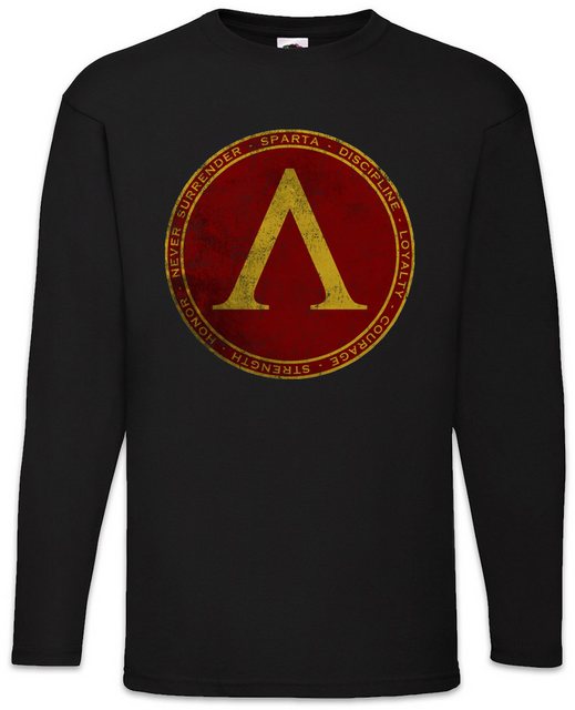 Urban Backwoods Langarmshirt Sparta Langarm T-Shirt Logo Insignia Zeichen 3 günstig online kaufen