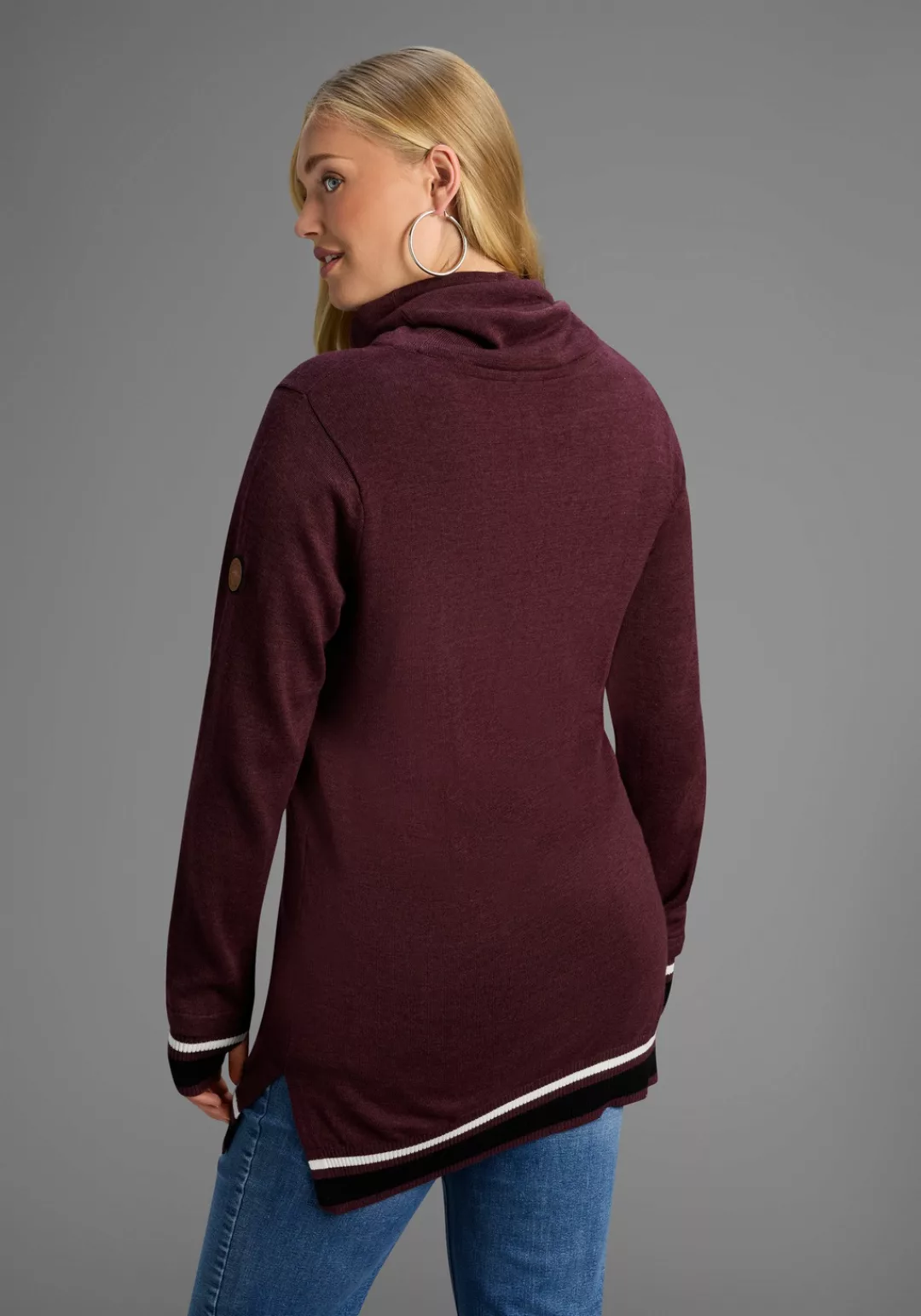 KangaROOS Schalkragenpullover, mit hohem Schalkragen auch in großen Größen günstig online kaufen