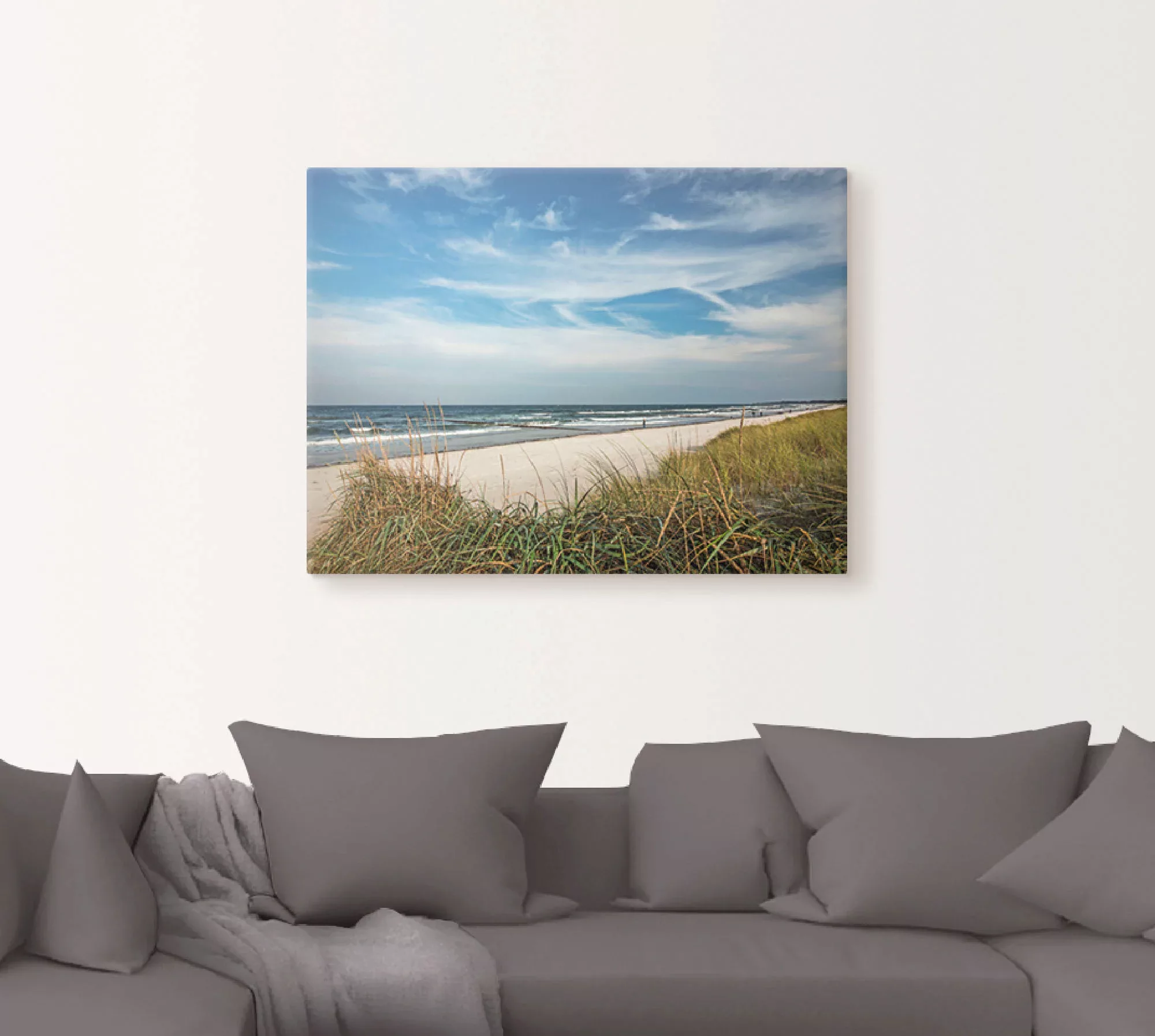 Artland Wandbild "Urlaubfeeling", Strand, (1 St.), als Leinwandbild, Poster günstig online kaufen