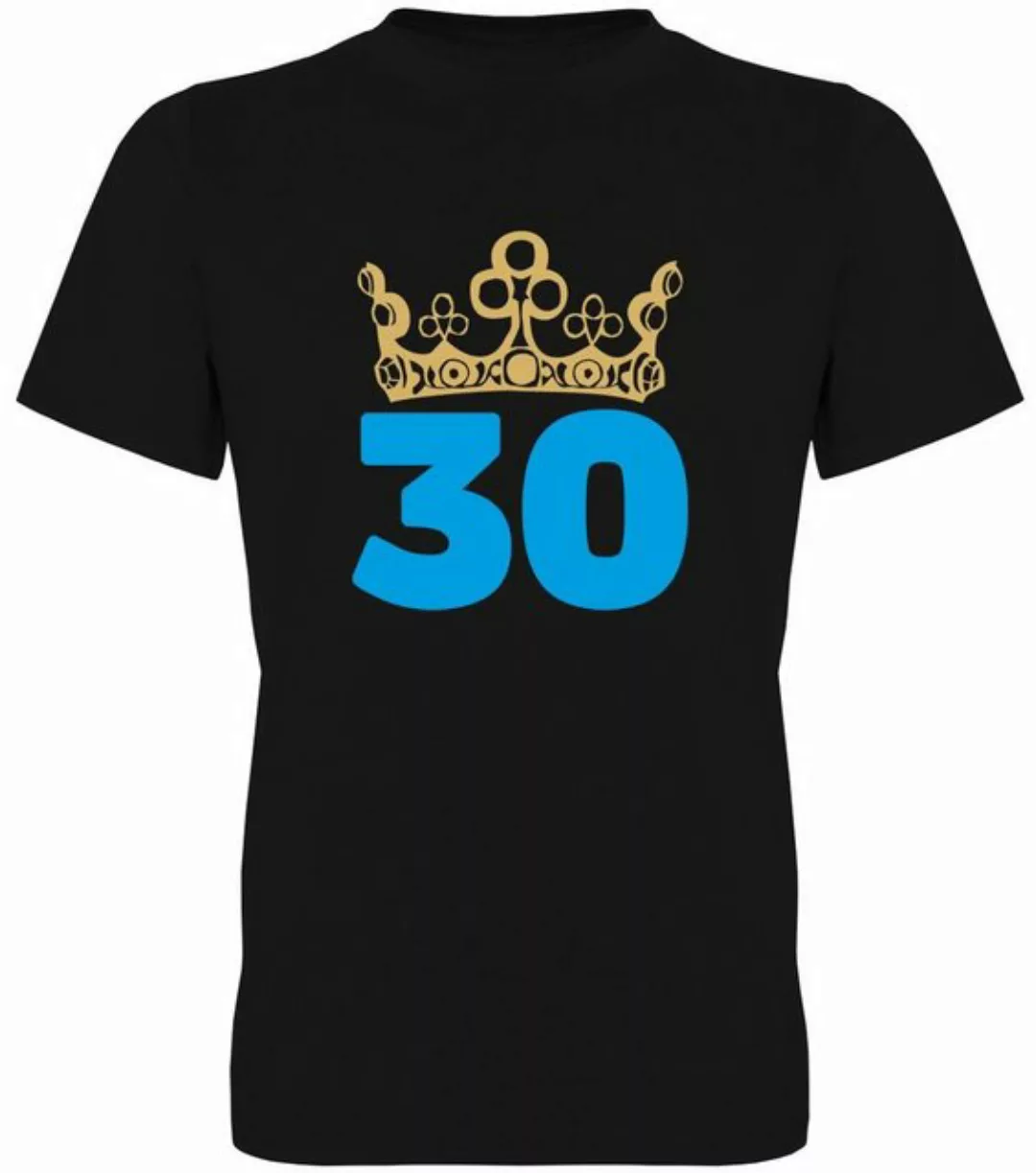 G-graphics T-Shirt 30 – mit Krone Herren T-Shirt, zum 30ten Geburtstag, mit günstig online kaufen