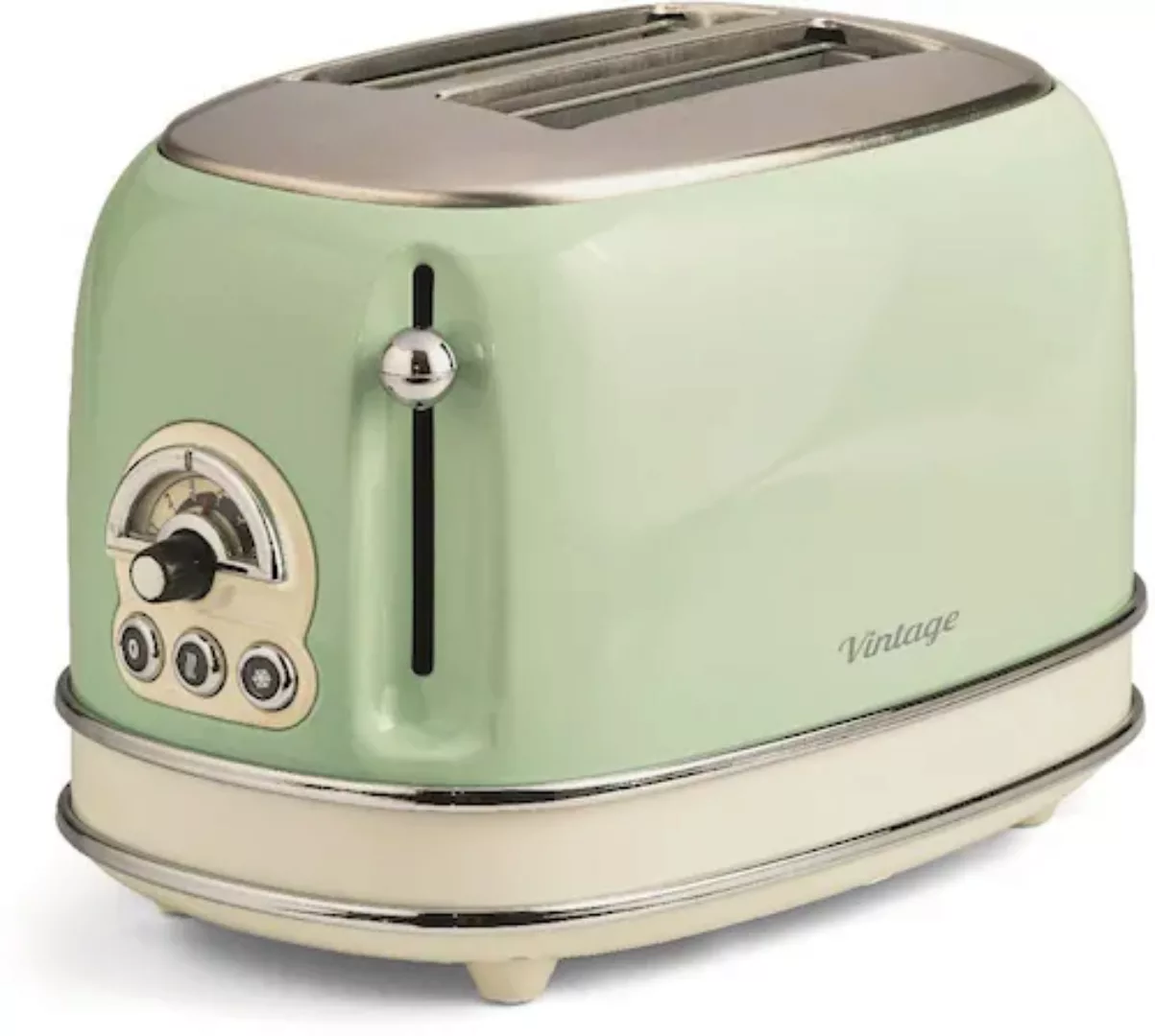 Ariete Toaster »Vintage«, 2 kurze Schlitze, für 2 Scheiben, 810 W günstig online kaufen