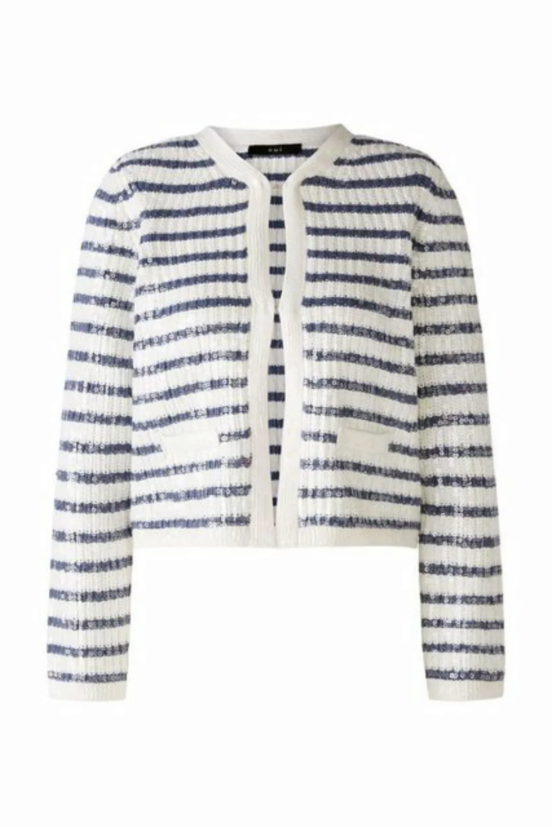 Oui Strickjacke Jacke/Jacket, blue blue günstig online kaufen