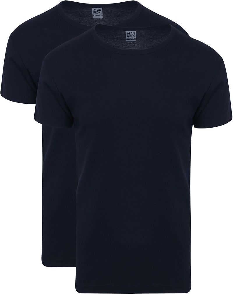 Alan Red Copenhagen T-Shirt Navy 2er-Pack - Größe L günstig online kaufen