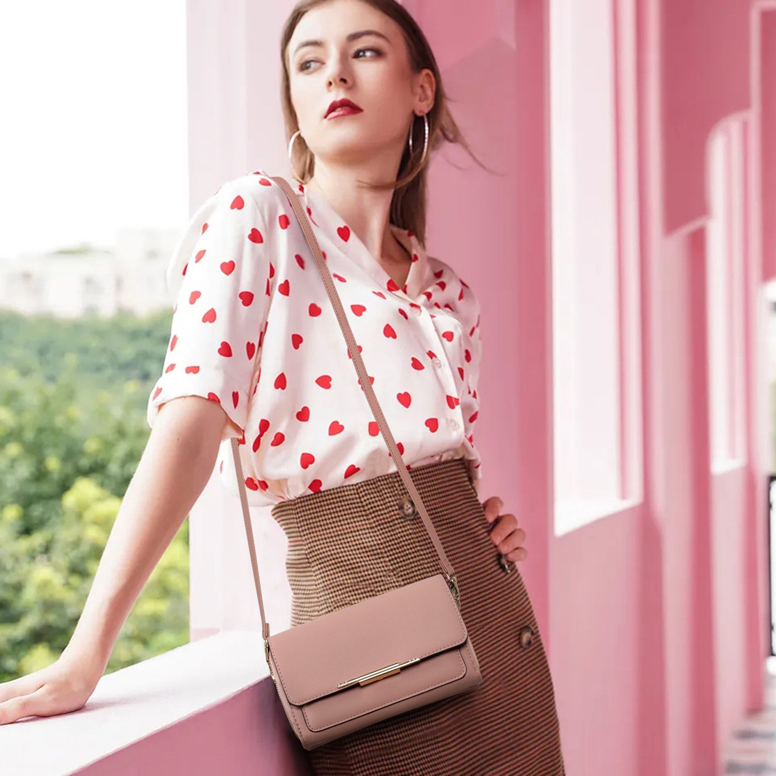 TAN.TOMI Umhängetasche Klein Damen Handy Umhängetasche, günstig online kaufen