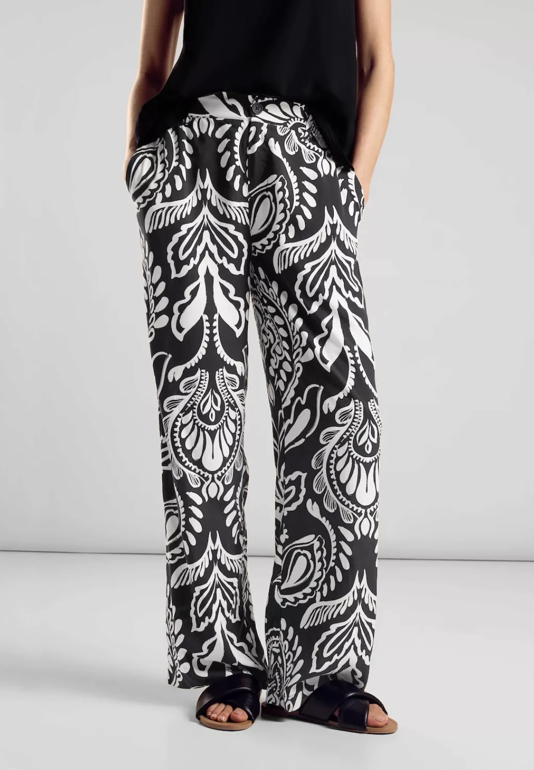 STREET ONE Culotte, mit allover Print günstig online kaufen