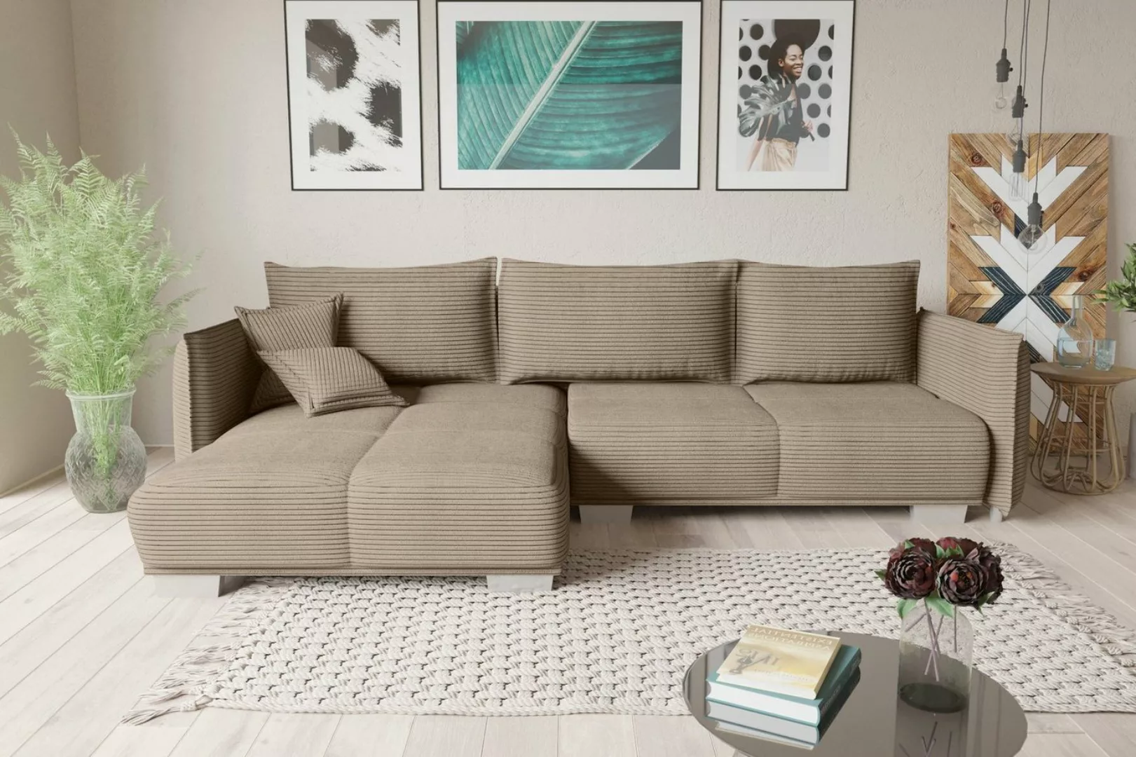 Stylefy Ecksofa Bennet, L-Form, Eckcouch, Design günstig online kaufen