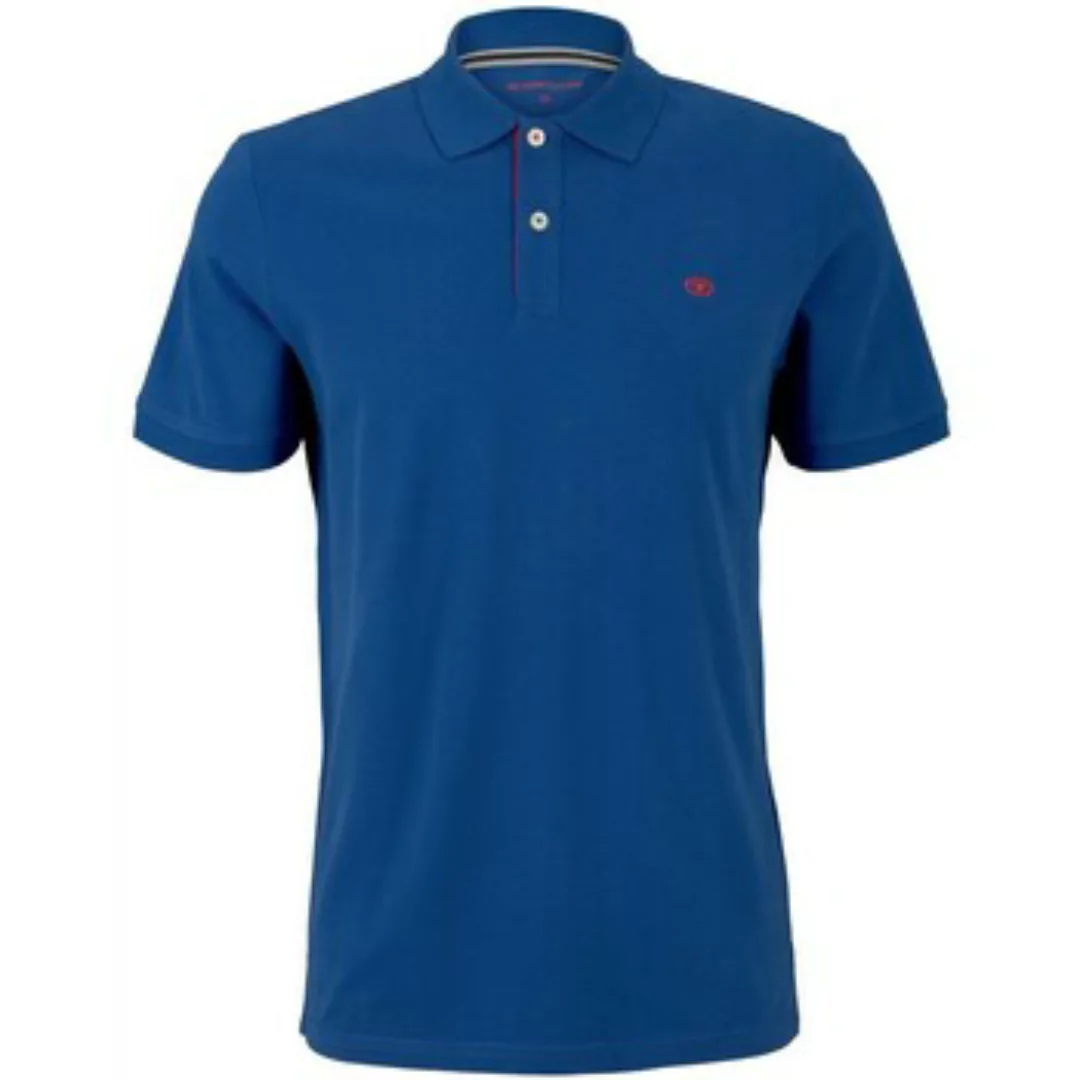 Tom Tailor  T-Shirts & Poloshirts Poloshirt Basic Poloshirt mit kleiner Log günstig online kaufen