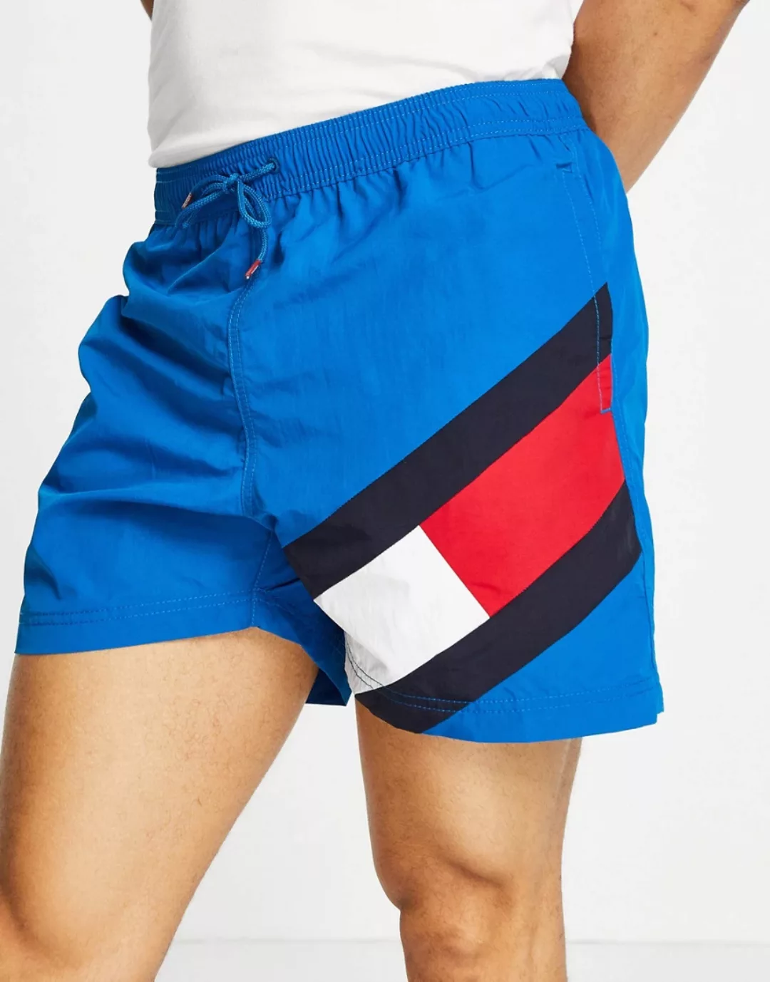 Tommy Hilfiger Underwear Farbblockiert Slim Fit Mittellange Badeshorts XL M günstig online kaufen