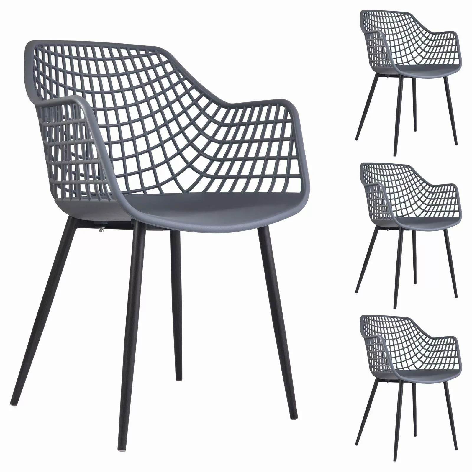 IDIMEX Gartenstuhl LUCIA (4 St), Gartenstuhl günstig online kaufen