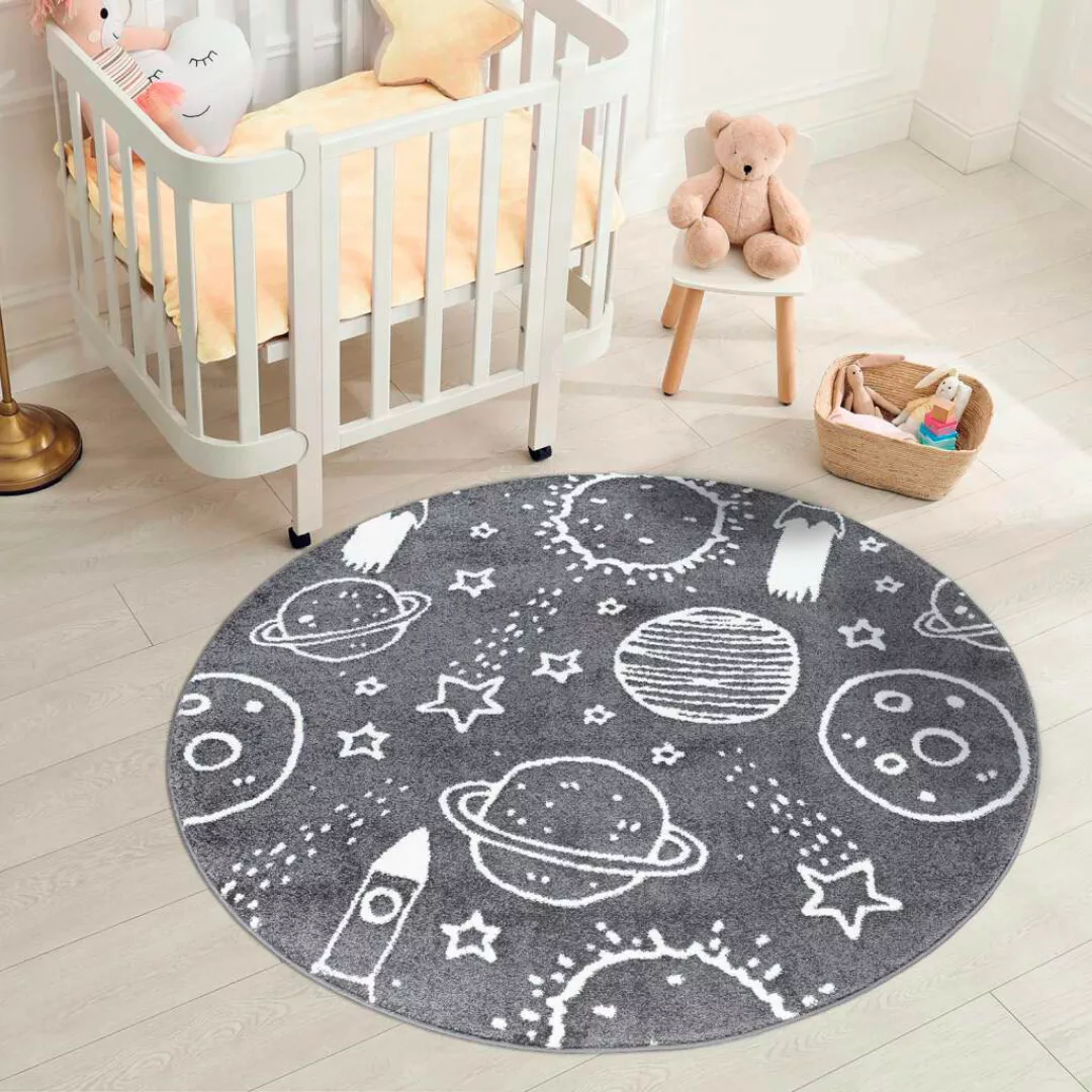 Carpet City Kinderteppich »ANIME912«, rund, 11 mm Höhe, Kinderzimmer Teppic günstig online kaufen