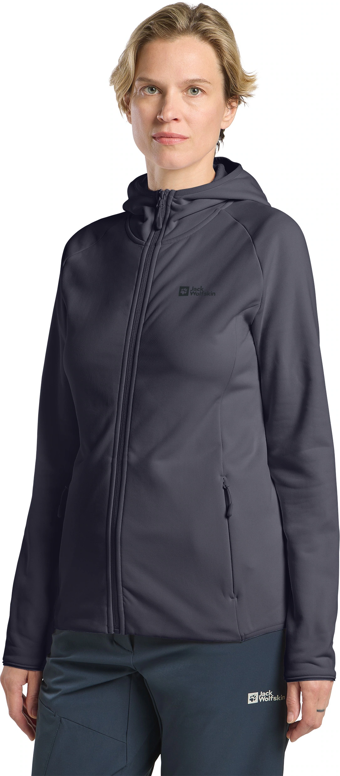 Jack Wolfskin Fleecejacke "BAISELBERG HOODED FZ W", mit Kapuze günstig online kaufen