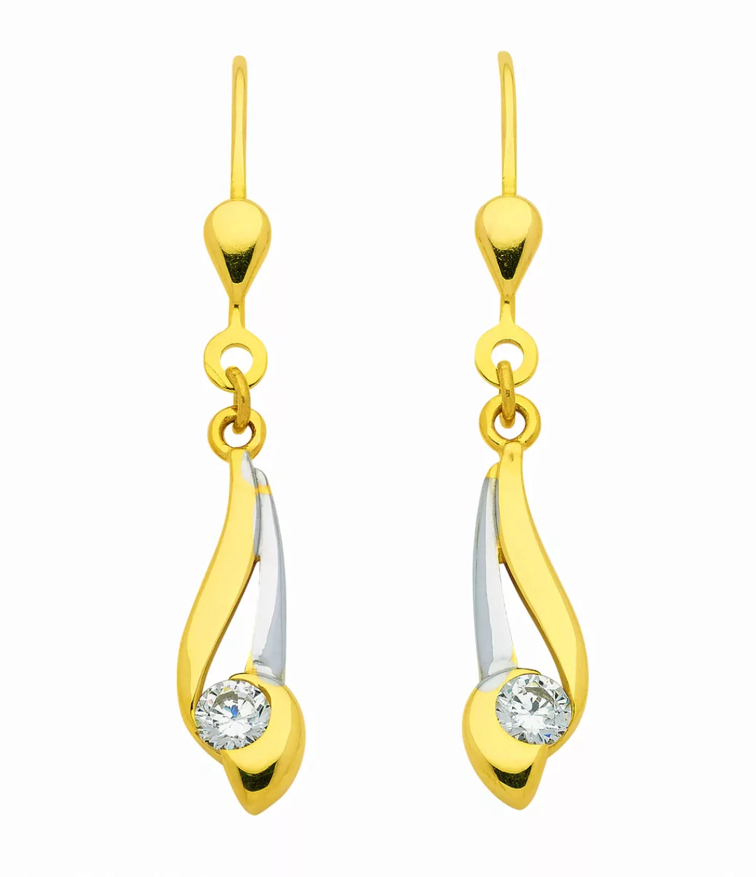Adelia´s Paar Ohrhänger "Damen Goldschmuck", 333 Gold Goldschmuck für Damen günstig online kaufen