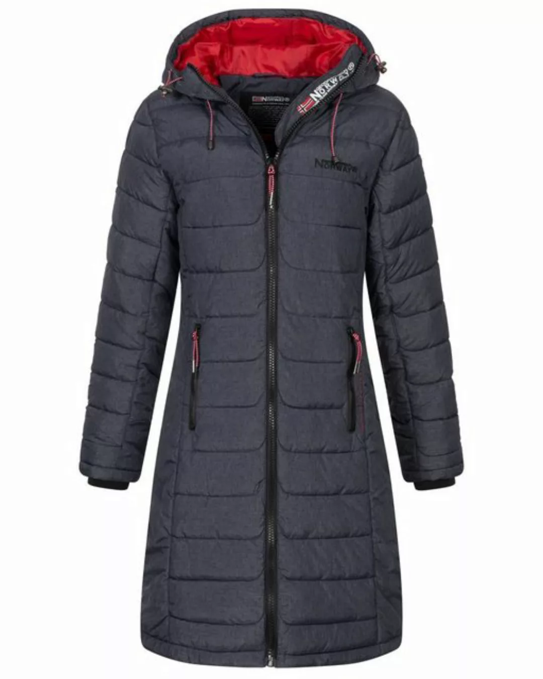 Geographical Norway Steppmantel Damen Winter Jacke Stepp Mantel Lange Stepp günstig online kaufen