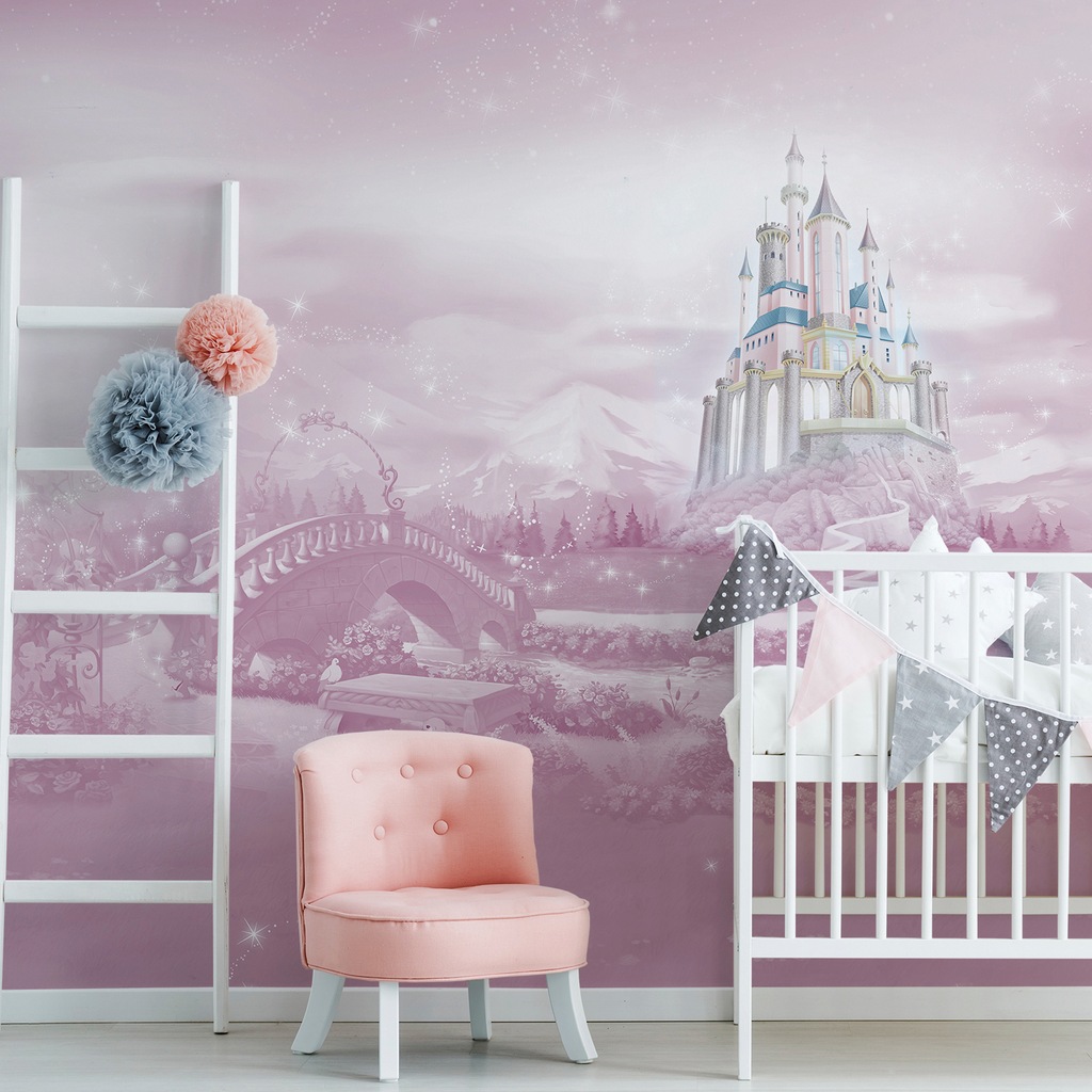 Fototapete Vlies Disney Prinzessinnen Schloss 300 cm x 280 cm günstig online kaufen