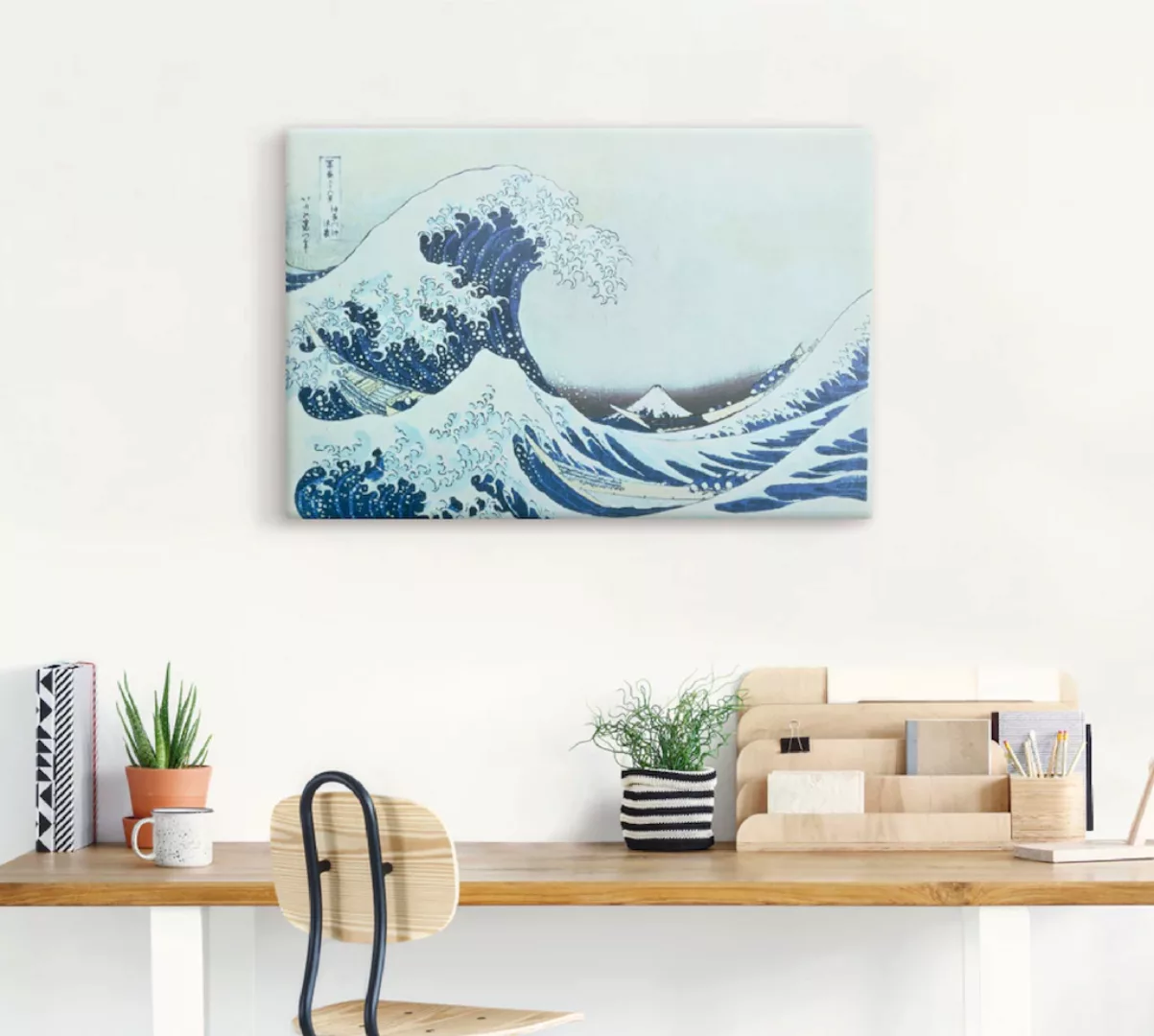 Artland Wandbild »Die grosse Welle von Kanagawa. 1831«, Gewässer, (1 St.), günstig online kaufen