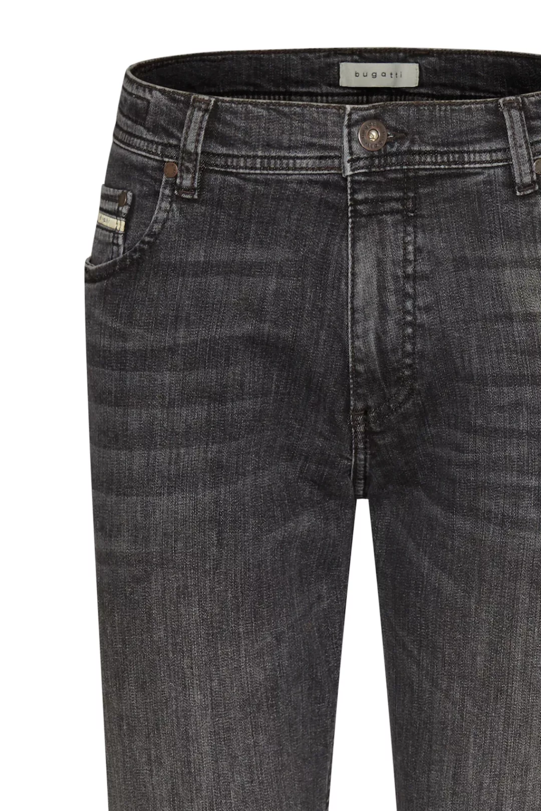 bugatti 5-Pocket-Jeans, Gürtelschlaufenbund mit Zip-fly günstig online kaufen