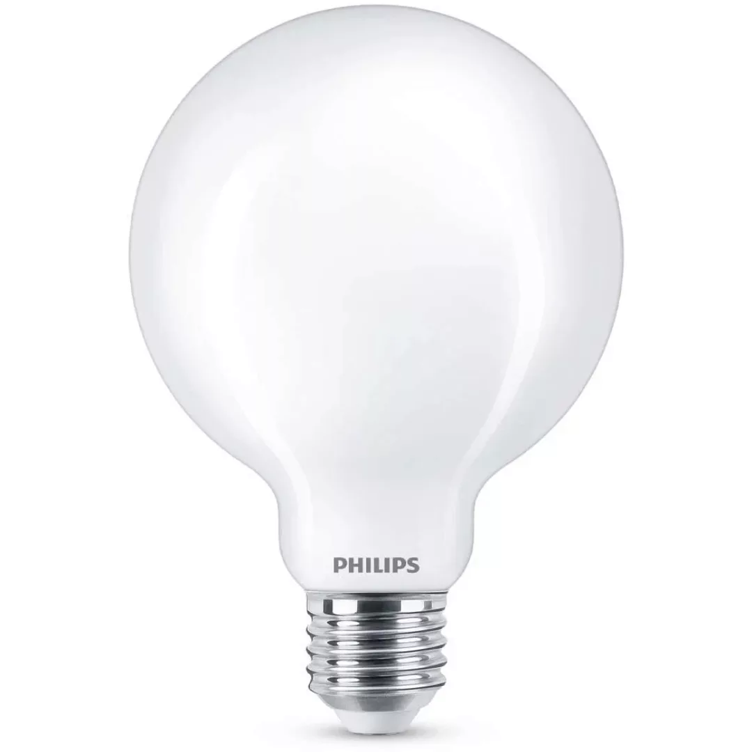 Philips LED-Leuchtmittel E27 Globeform 7 W Warmweiß 806 lm 14 x 9,5 cm (H x günstig online kaufen