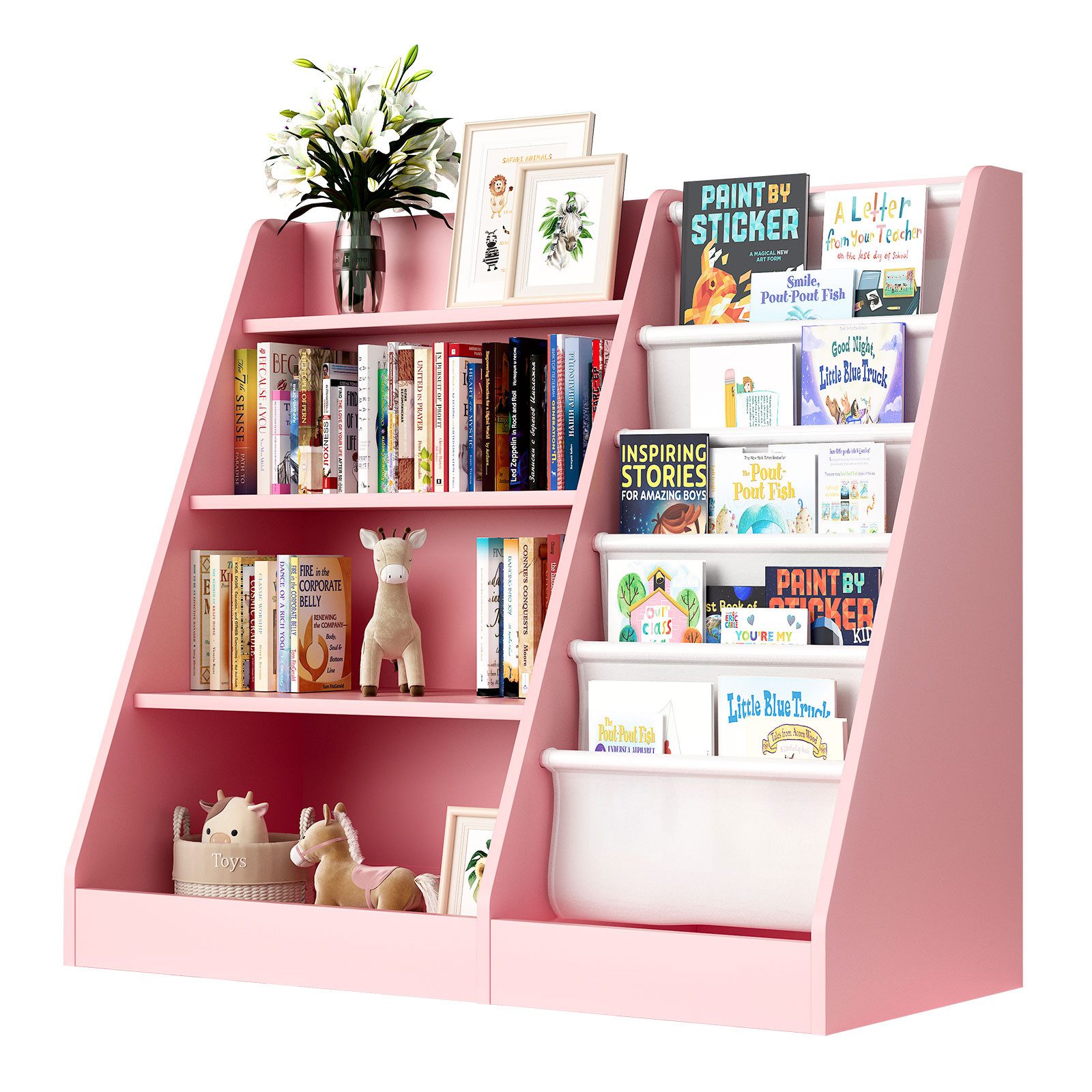 radelldar Bücherregal Kinderregal Spielzeugregal, mit 4 günstig online kaufen