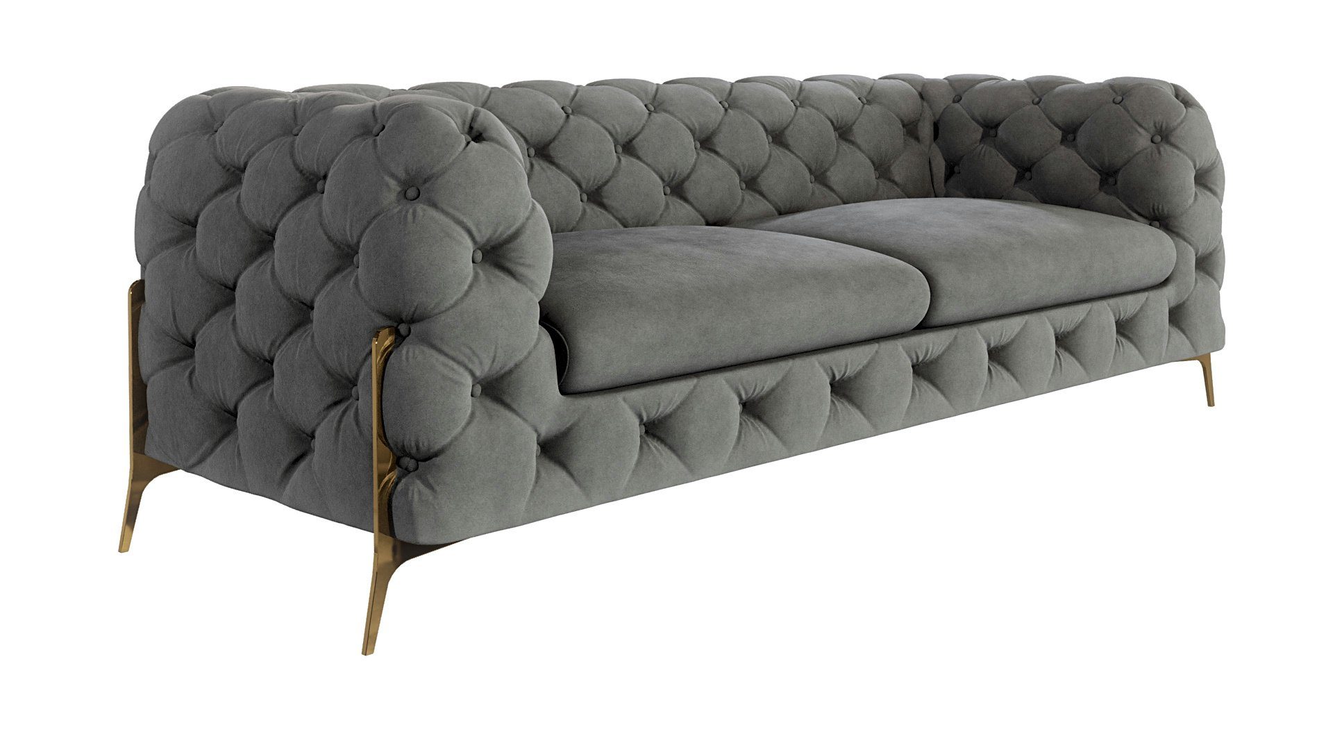 S-Style Möbel Chesterfield-Sofa Ashley Chesterfield Sofa günstig online kaufen