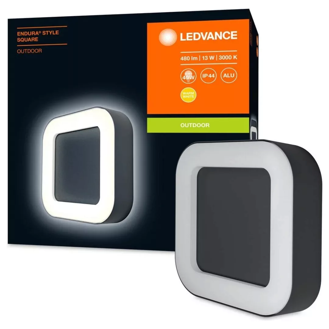 LEDVANCE Endura Style Square Außenlampe dunkelgrau günstig online kaufen