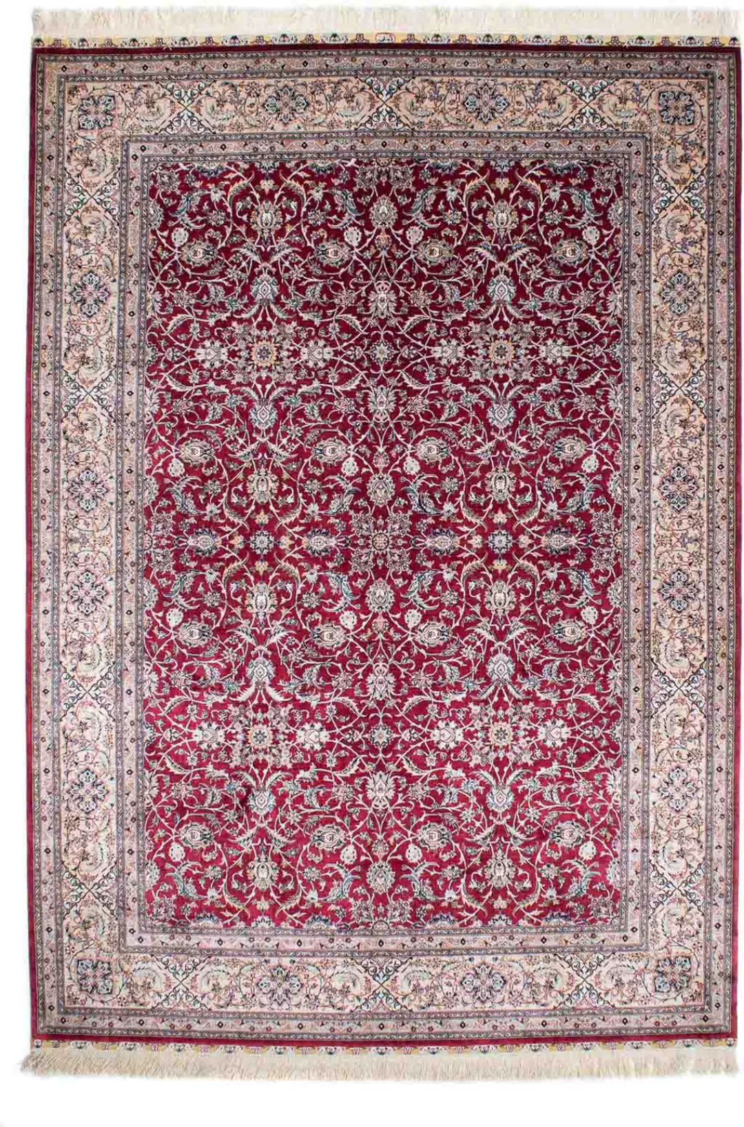 morgenland Orientteppich »Hereke - 246 x 170 cm - dunkelrot«, rechteckig, W günstig online kaufen