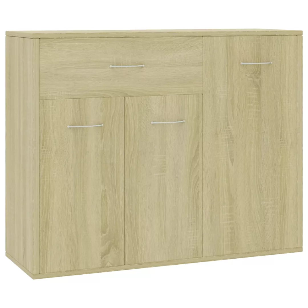 Sideboard Sonoma-eiche 88×30×70 Cm Spanplatte günstig online kaufen