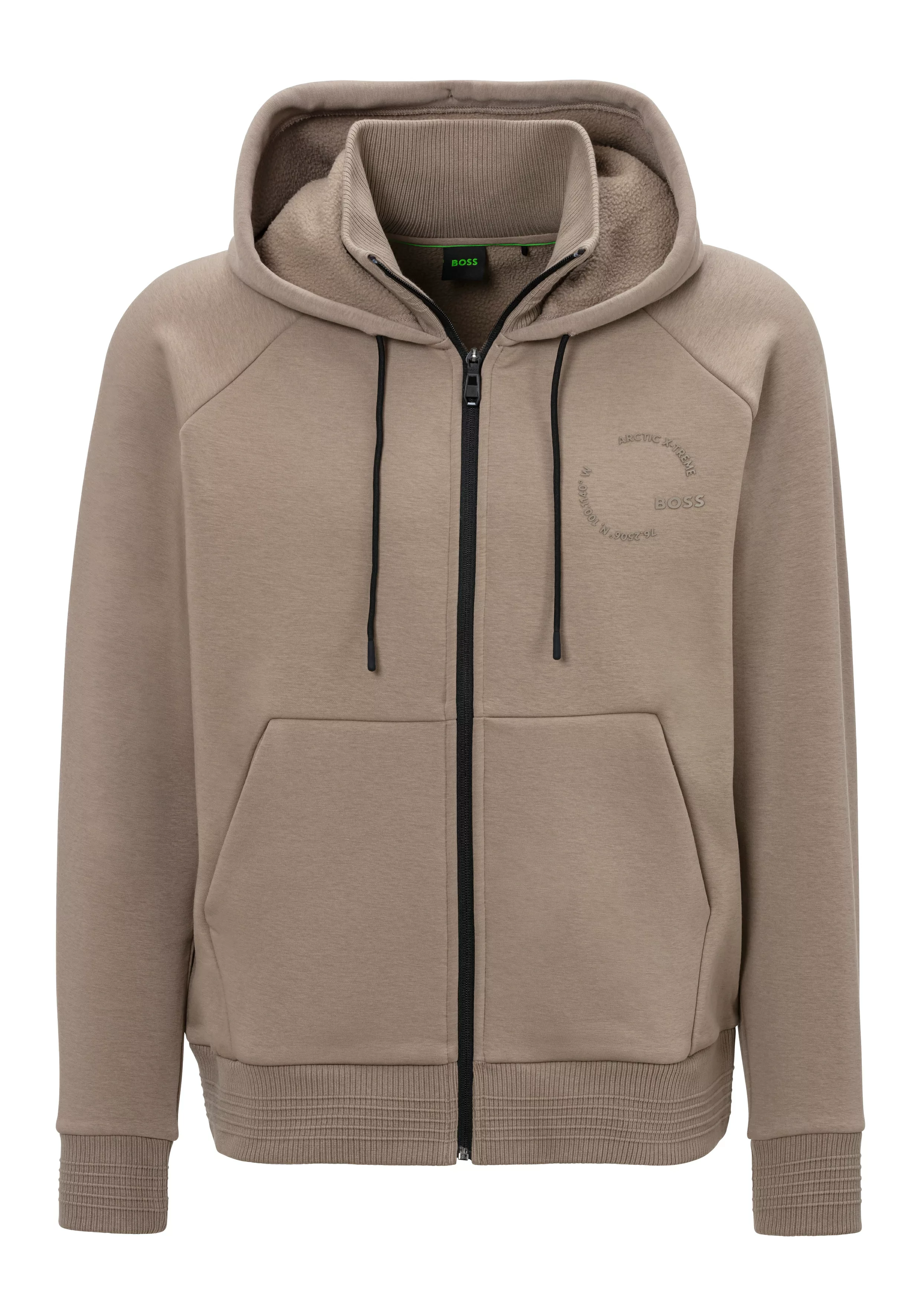 BOSS GREEN Kapuzensweatjacke "Snuggel", mit Kordel günstig online kaufen