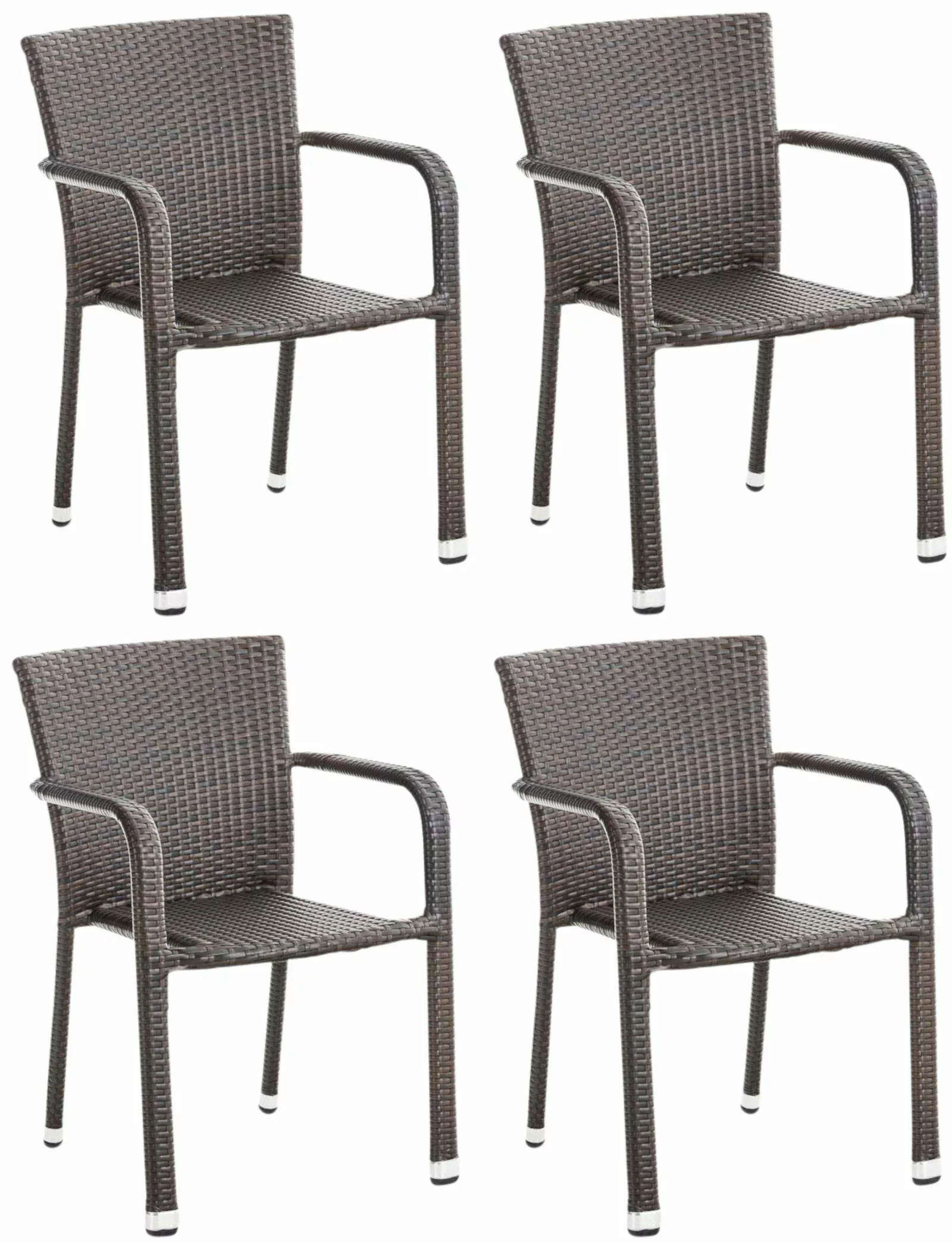 CLP Gartenstuhl Stapelstühle Leonie (4er Set), günstig online kaufen