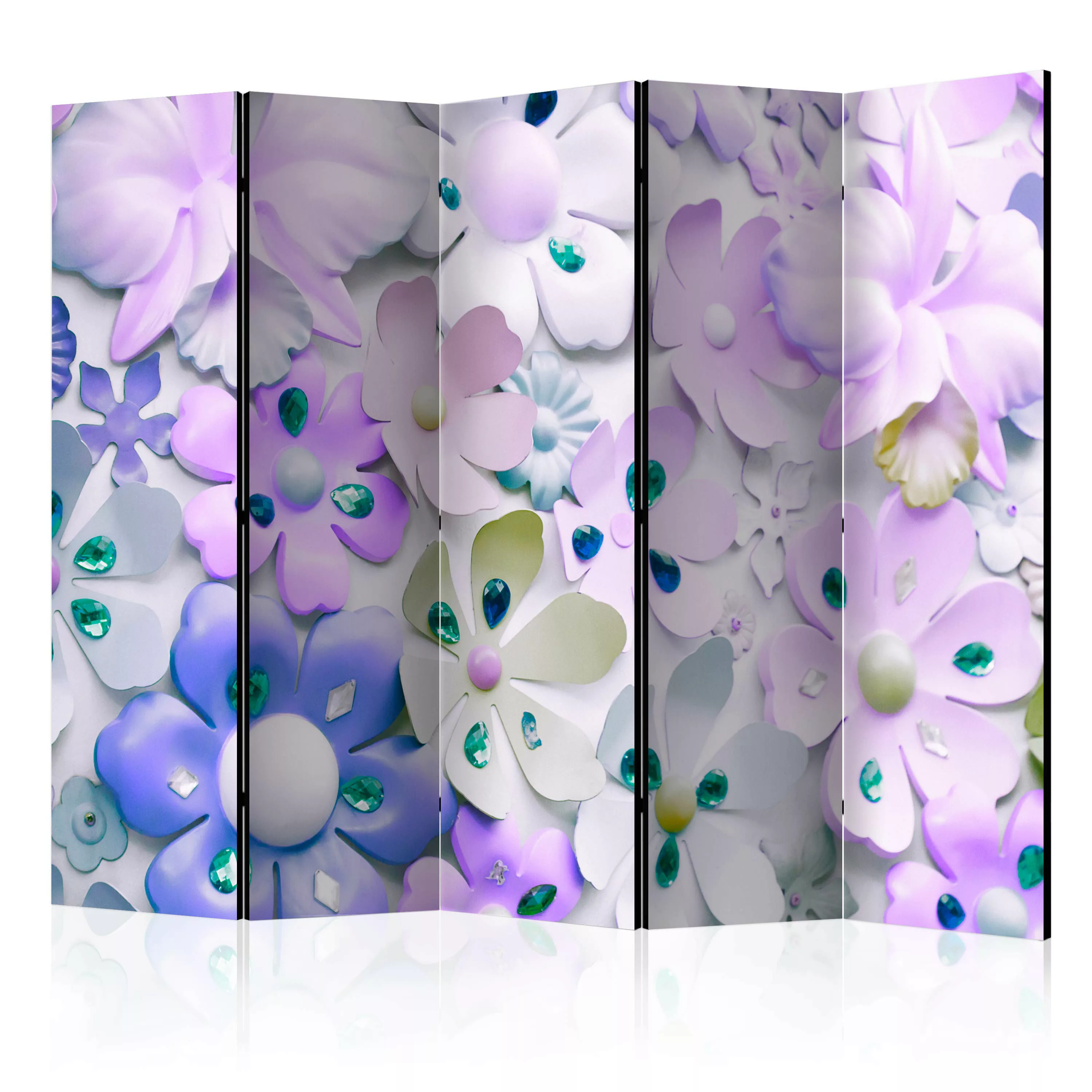 5-teiliges Paravent - Purple Sweetness Ii [room Dividers] günstig online kaufen