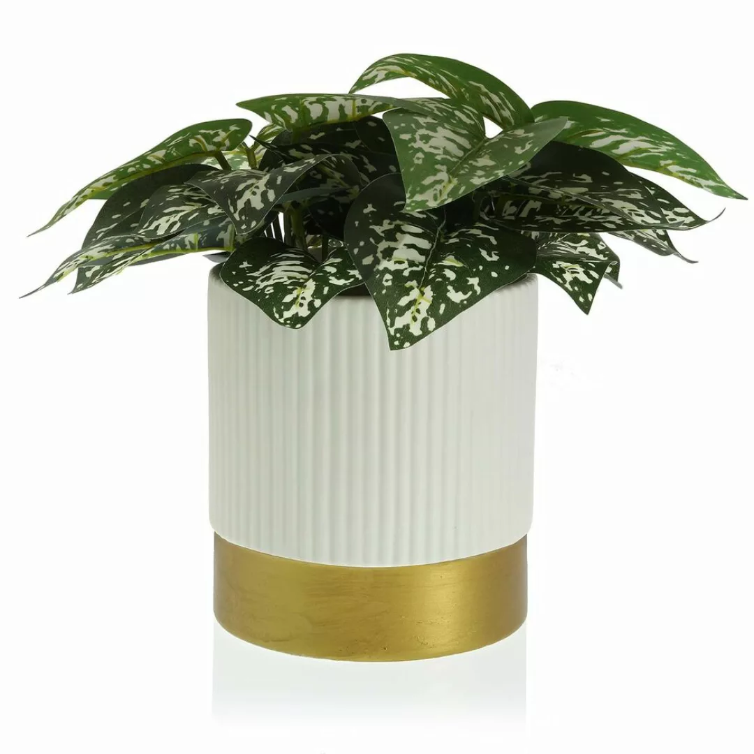 Blumentopf Versa Weiß Aus Keramik (16 X 17 X 16	 Cm) günstig online kaufen