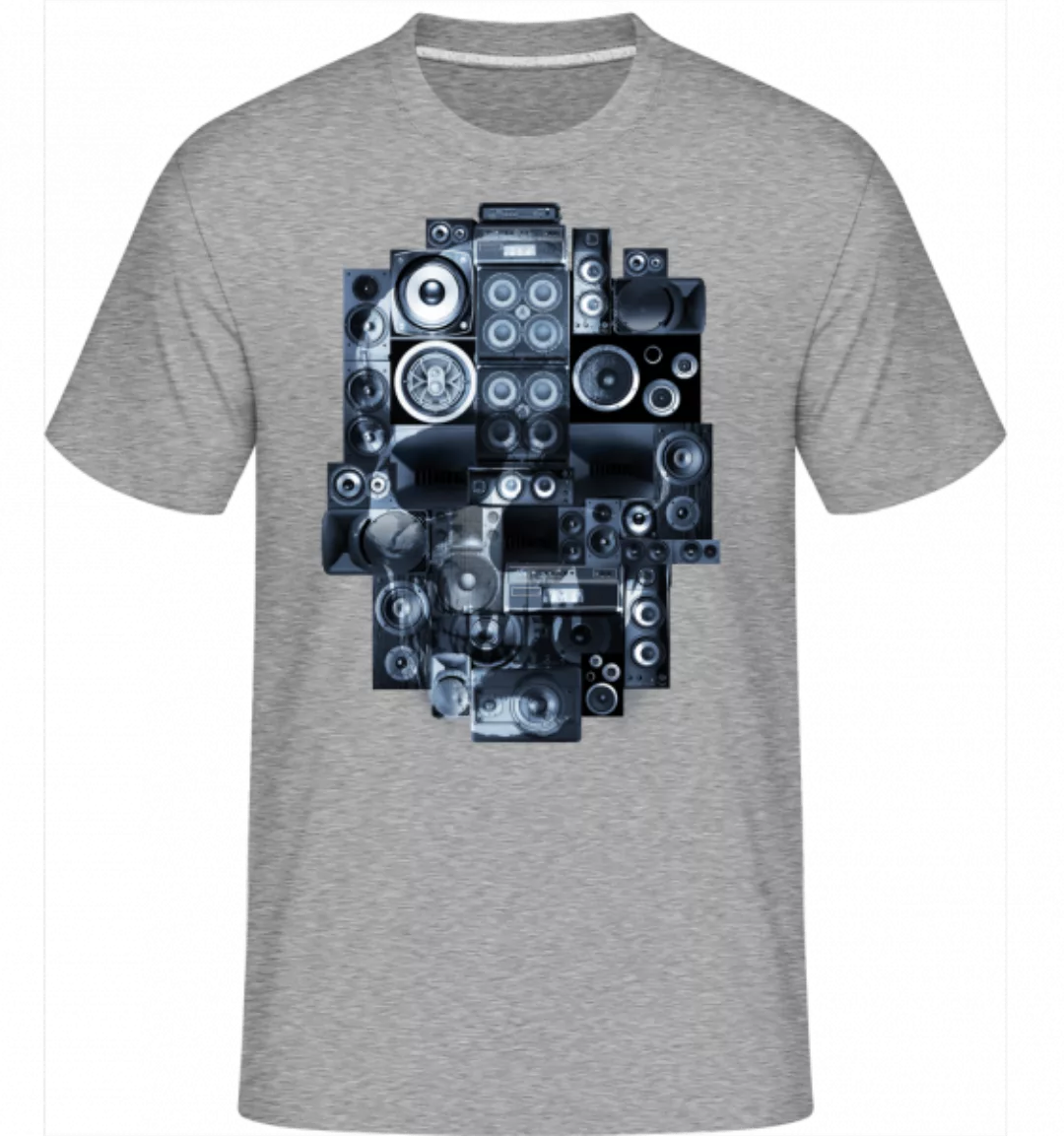 Ghettoblaster Totenschädel · Shirtinator Männer T-Shirt günstig online kaufen