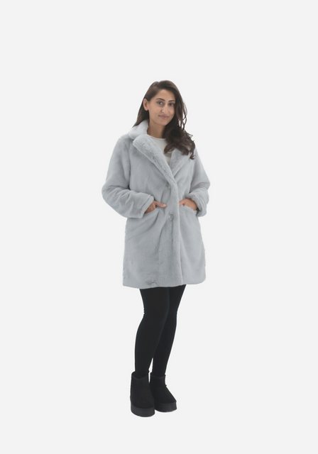 Elara Steppjacke Elara Damen Kunstfellmantel (1-St) günstig online kaufen