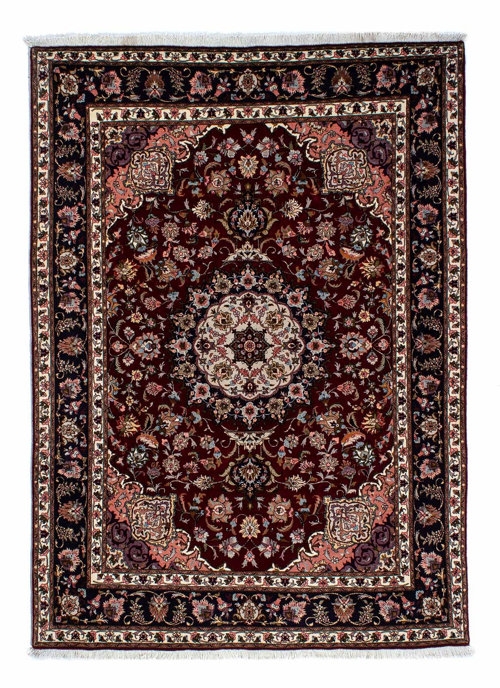 morgenland Orientteppich »Perser - Täbriz - Royal - 214 x 153 cm - dunkelro günstig online kaufen