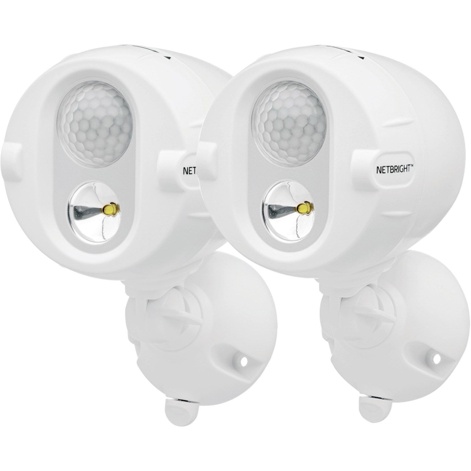 Mr. Beams LED-Außenstrahler mit Bewegungsmelder MBN342 Weiß 2er-Pack günstig online kaufen