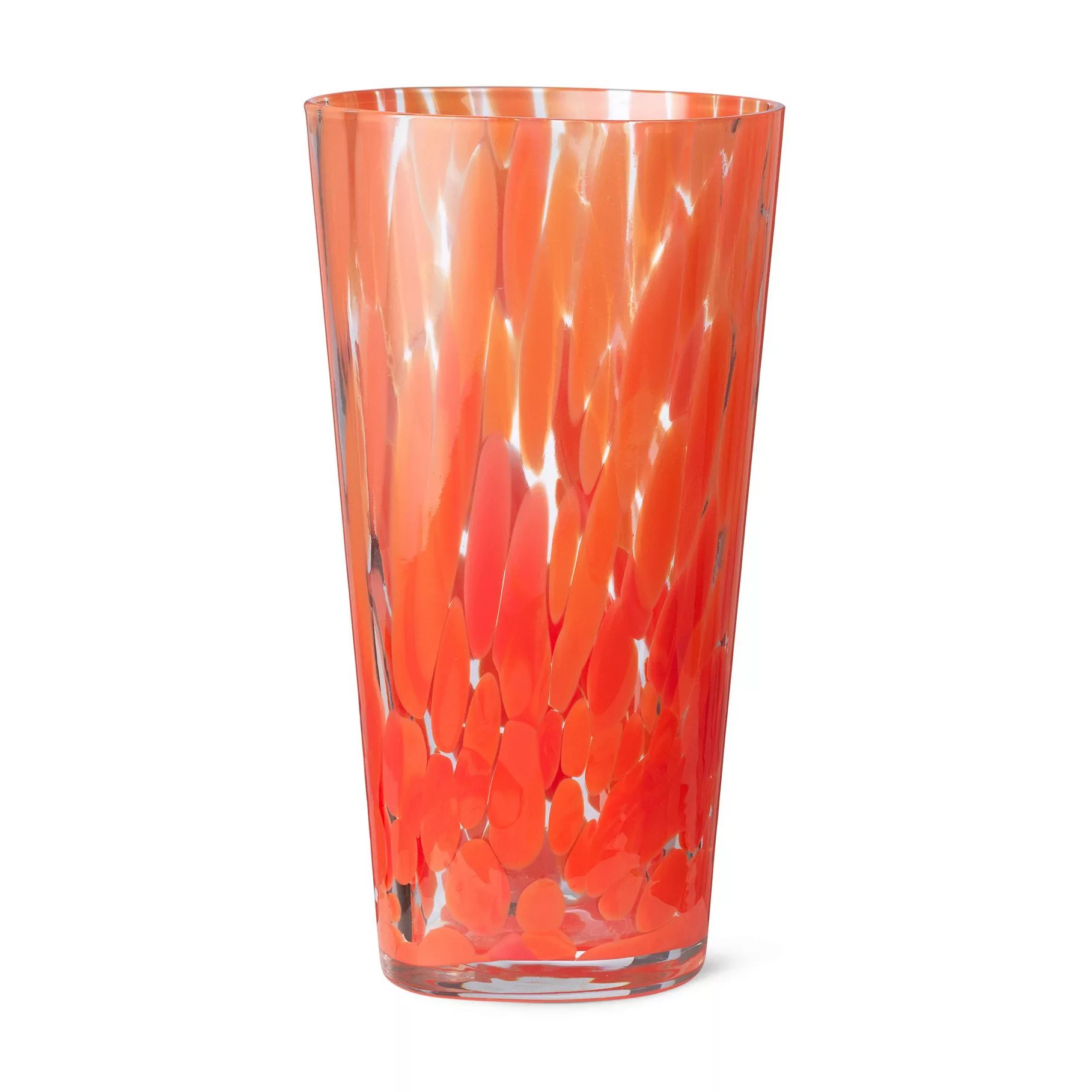 ferm LIVING - Casca Vase - mohnrot/H 22cm x Ø 12,5cm günstig online kaufen