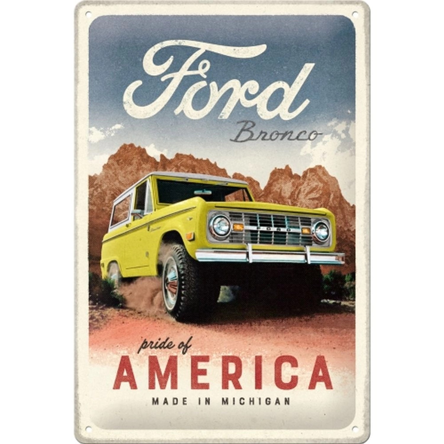 Nostalgic-Art Blechschild 20 x 30cm - Ford - Bronco Pride of America günstig online kaufen