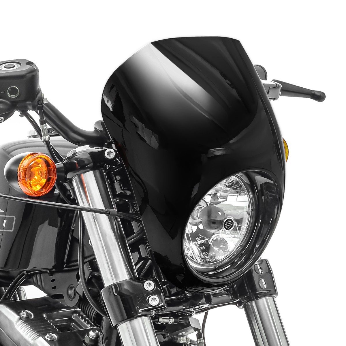 Craftride Halter Scheinwerfer Frontmaske für Harley günstig online kaufen