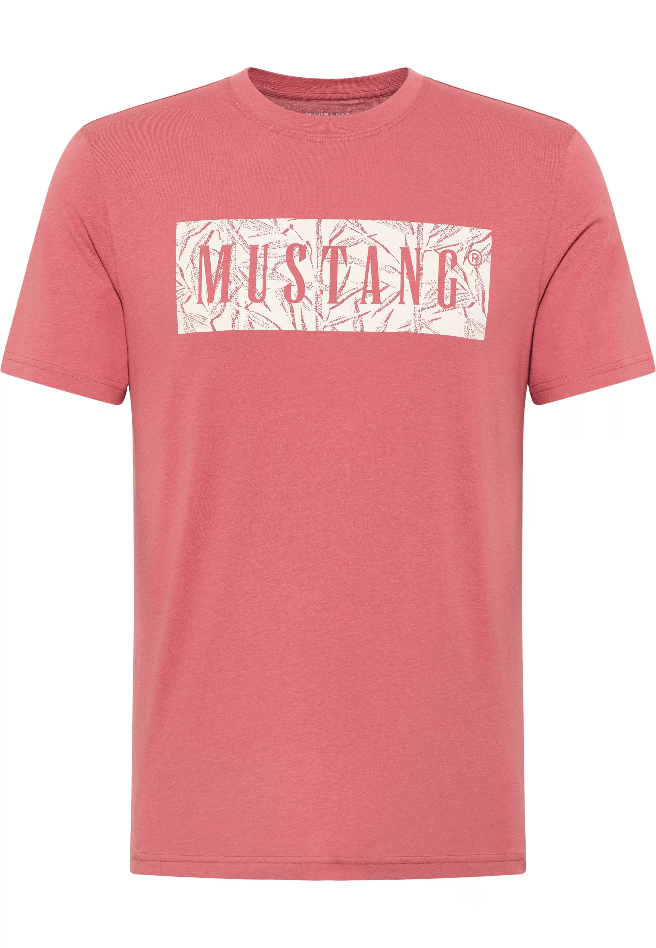 MUSTANG Kurzarmshirt "Print-Shirt" günstig online kaufen