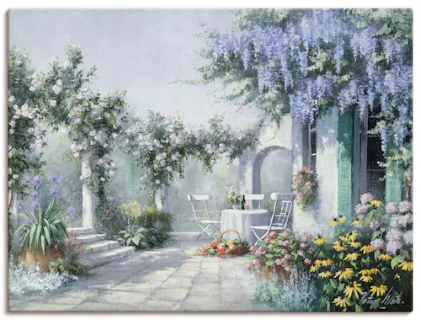 Artland Leinwandbild "Natürliche Magie", Garten, (1 St.), auf Keilrahmen ge günstig online kaufen