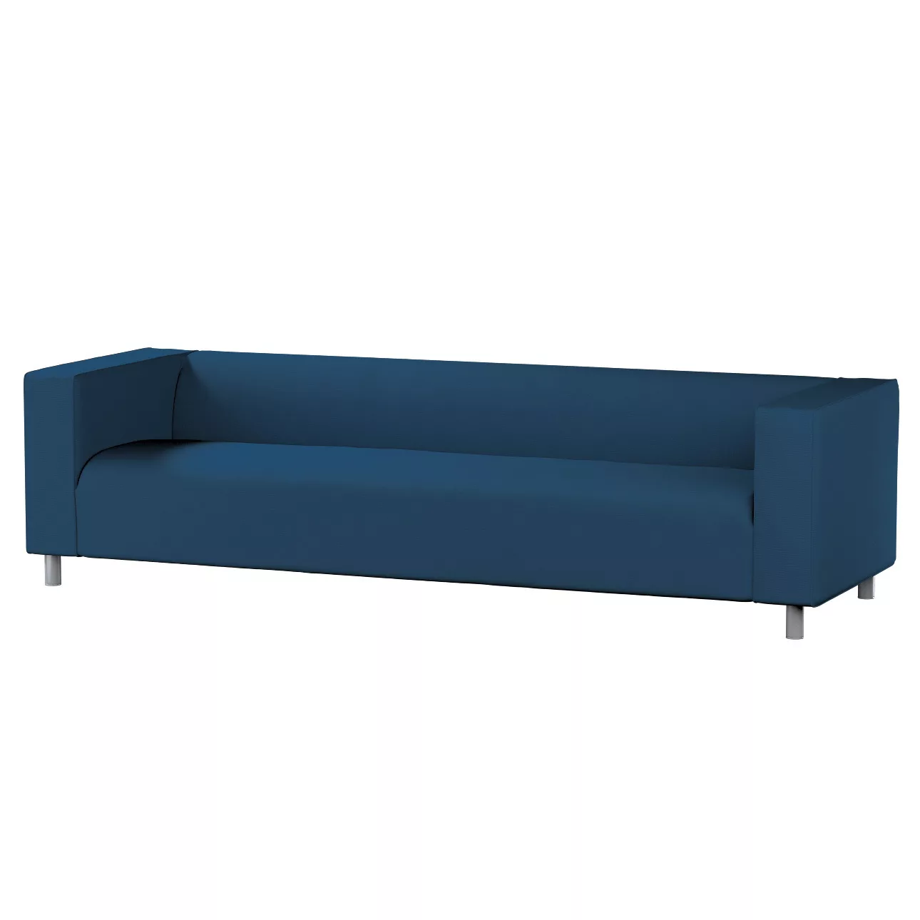 Bezug für Klippan 4-Sitzer Sofa, marinenblau , Bezug für Klippan 4-Sitzer, günstig online kaufen